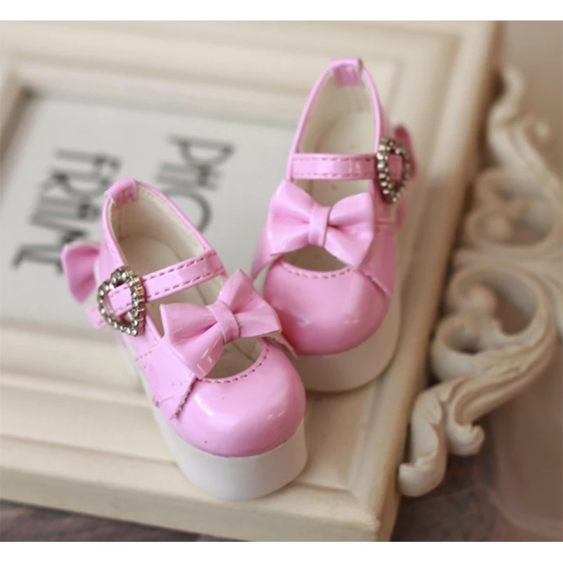 1/4 BJD shoes 5.8cm doll shoes thick heel shoes for 1/4 BJD shoes MDD doll accessories 1/4 BJD high heel shoes