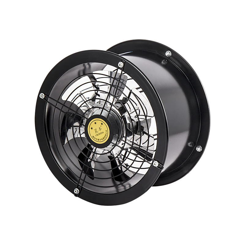 8 Inch Inline-rohrventilator Luft Ventilator Metall Rohr Ventilation Exhaust Fan Mini Dunst Bad Wc Wand Fan Kanal Fan zugang