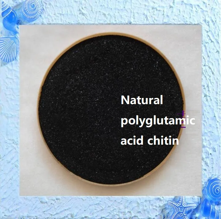 Natural polyglutamic acid chitin organic fertilizer material promoting rooting antibacterial agent succulent plant