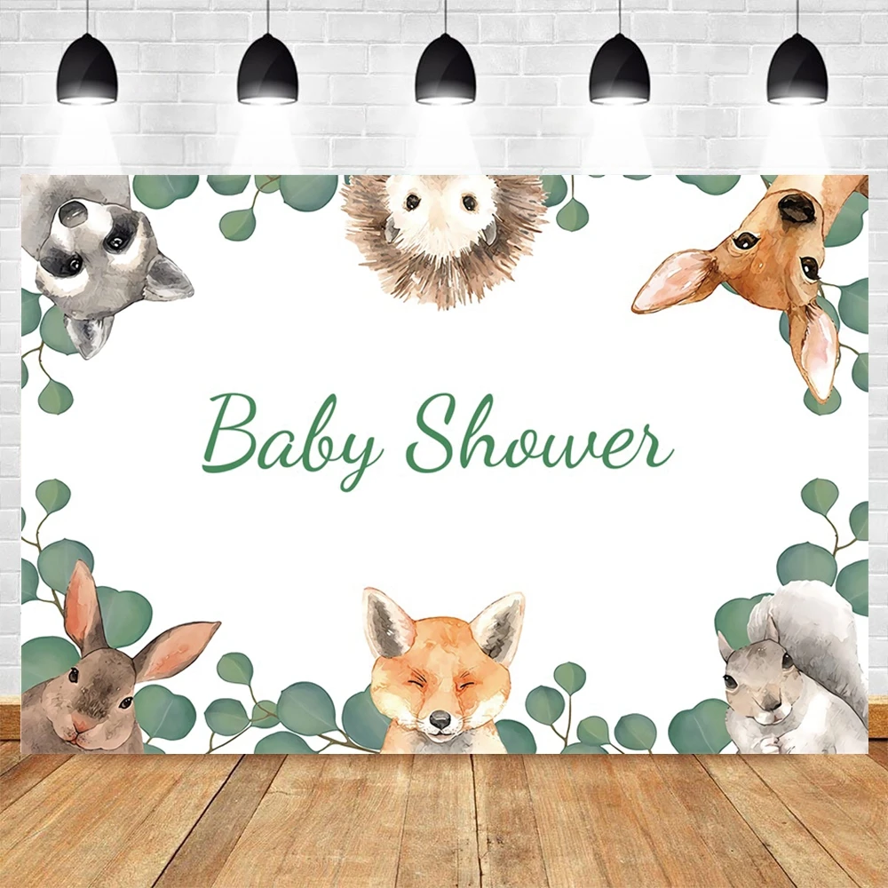 Yeele 만화 정글 야생 동물 Photocall 베이비 샤워 사진 배경 사진 장식 배경 사진 스튜디오