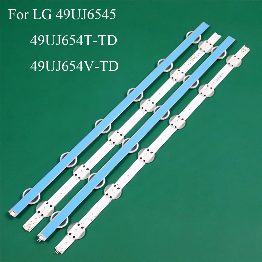 

LED TV Illumination Part Replacement For LG 49UJ6545 49UJ654T-TD 49UJ654V-TD LED Bar Backlight Strip Line Ruler V1749L1 2862A