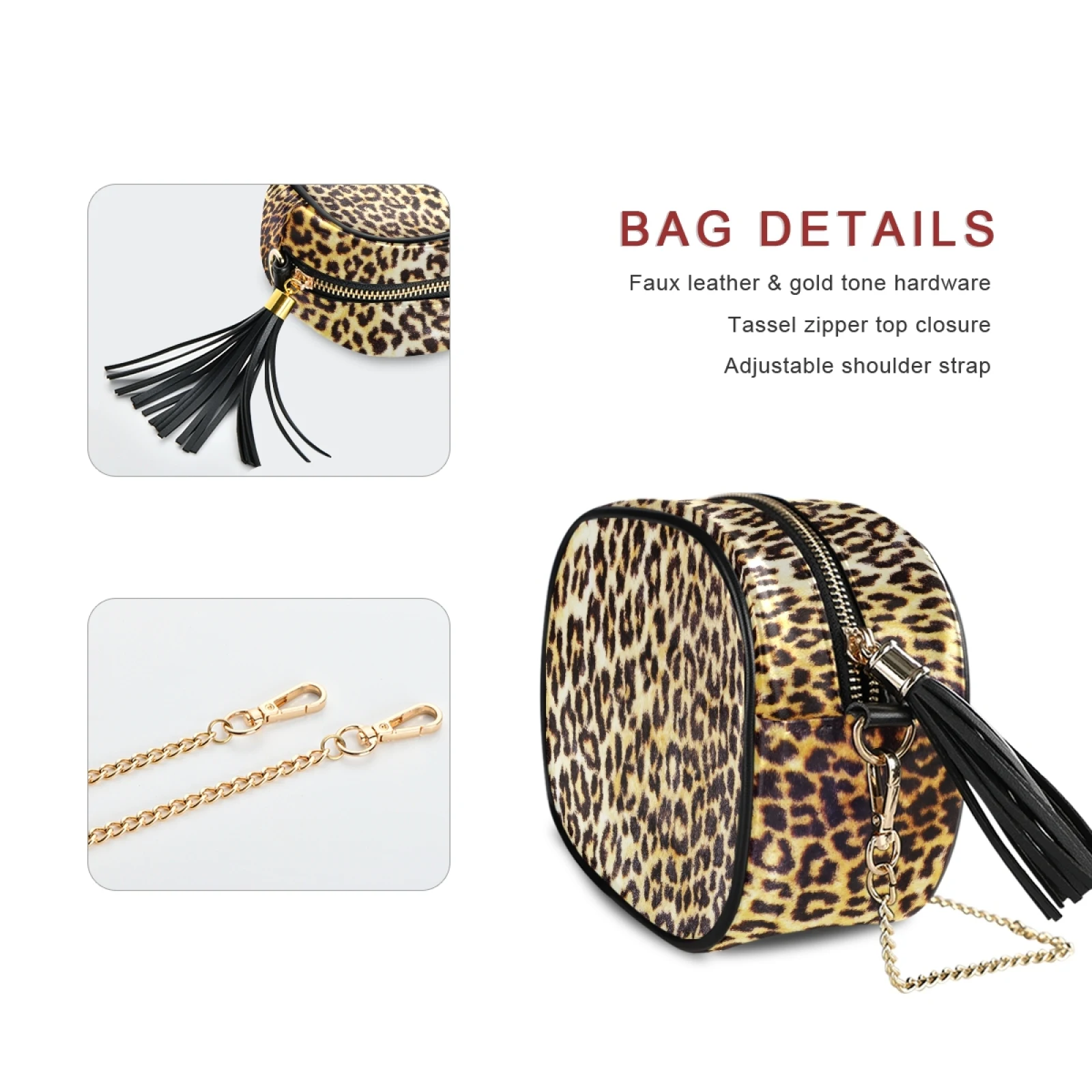 2021 New Sexy Women Fashion Bag Leopard Print Fluffy Shoulder Bags Totes Handbags Autumn Winter Mini Messenger Crossbody Bags