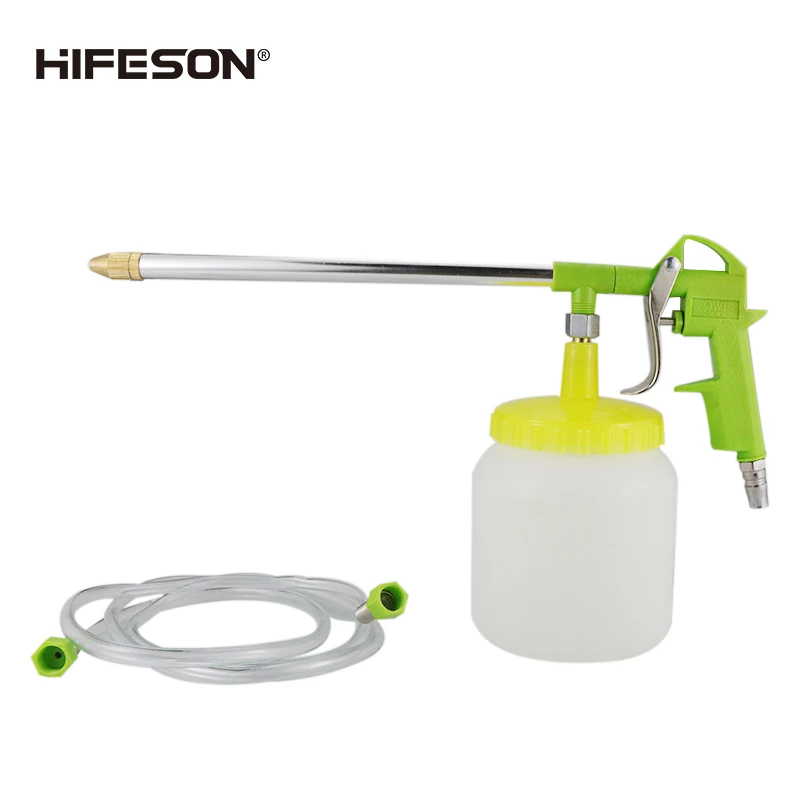 Air Clean Gun With Aluminum Alloy Pot Pistol Pneumatic Dust Removal Gun Air Water Daul Use Cleaning Tool for Compressor