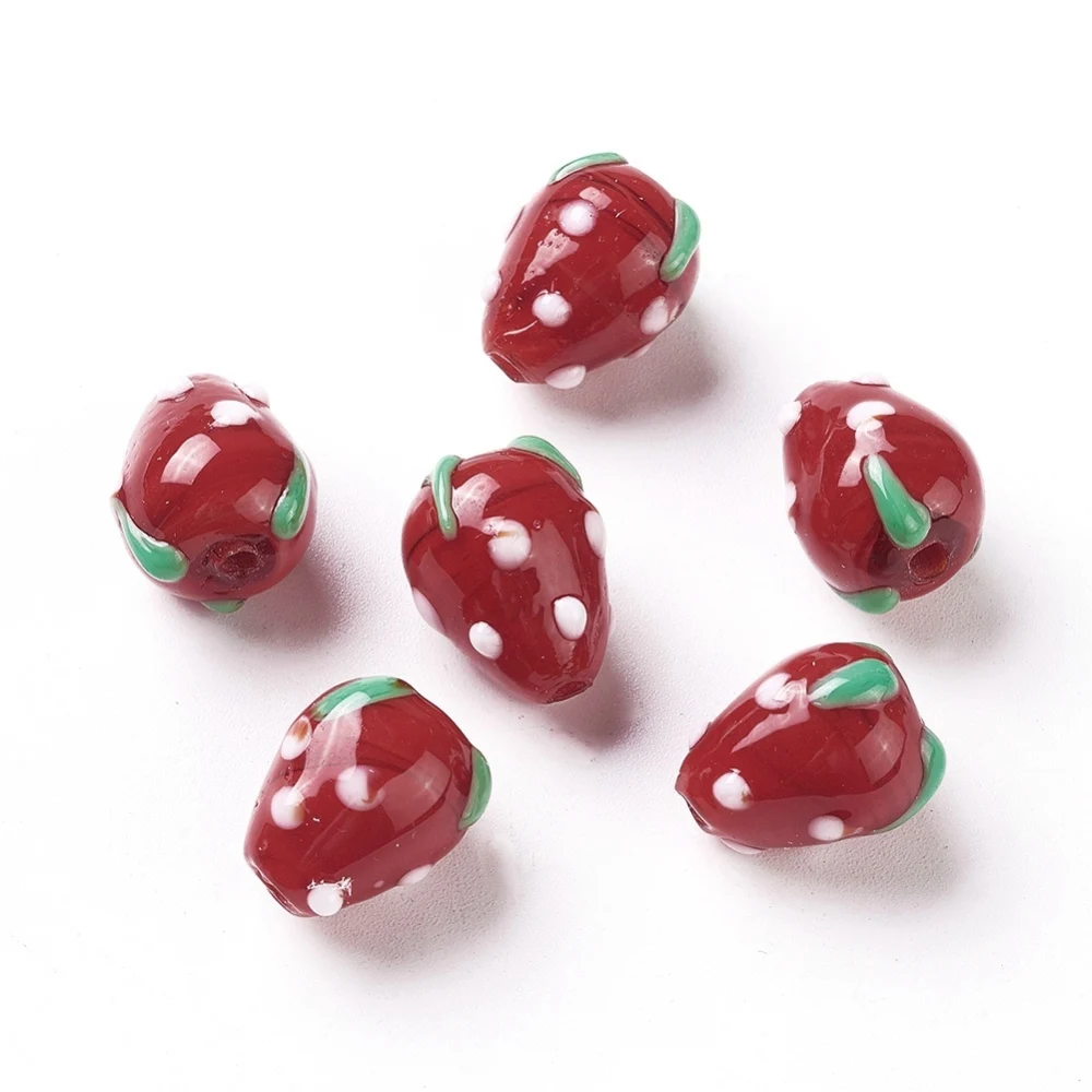 12pcs/box Ocean Style Handmade Lampwork Glass Beads for Vintage Jewelry Making DIY Flat Round Bead with Starfish F80