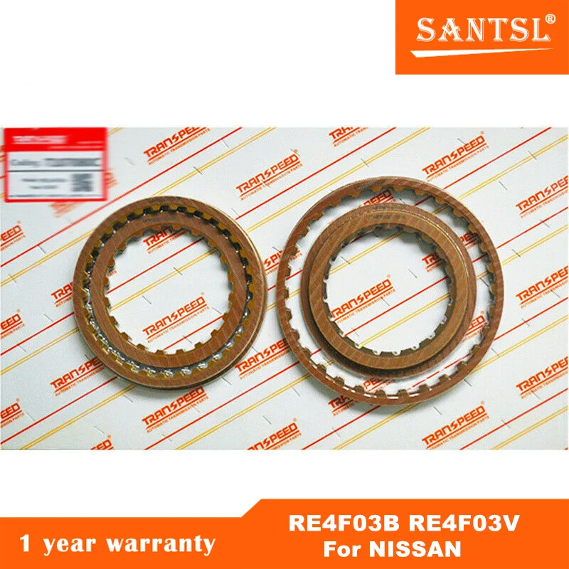 

RE4F03B RE4F03V Auto Transmission Friction Kit Clutch Plates For NISSAN Sunny Tiida Sylpy Car Accessories Transnation