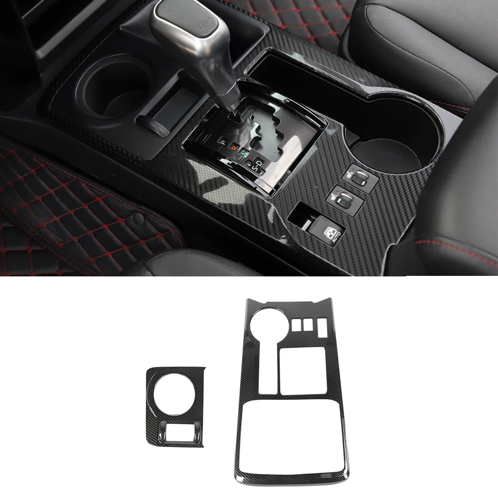 4WD Gear Shift Water Cup Panel Decoration Cover for 4Runner 2010-2020 2021 2022 fit SR5/ LIMITED / TRD Car Interior Accessories