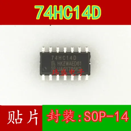 10pcs 74HC14 74HC14D SN74HC14DR SOP-14