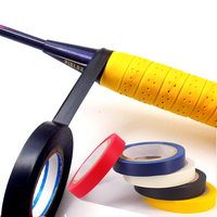 Alpha 5pc Badminton Grips String Overgrip Adhesive Tape Sticker Tennis Racket Sport 10m Black