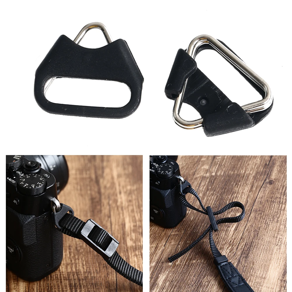 10pcs/set Metal Triangle Rings Split Digital Camera Strap Hook Replacement Parts Camera Strap Triangle Rings Fuji Sony Nikon