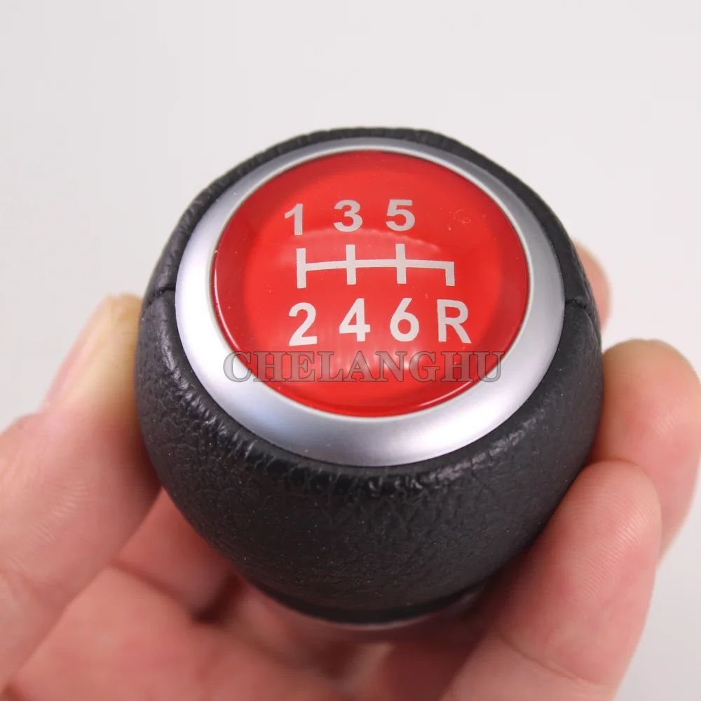 For Subaru Impreza WRX STI 2009 2010 2011 2012 2013 2014 2015 2016 2017 2018 Car-styling 6 speed Leather Gear stick shift knob