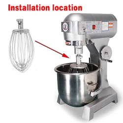 Stainless Steel Wire Whip Stirrer Accessories Mixer To Beat Egg Balls Blender Milkshake Noodle Machine Parts