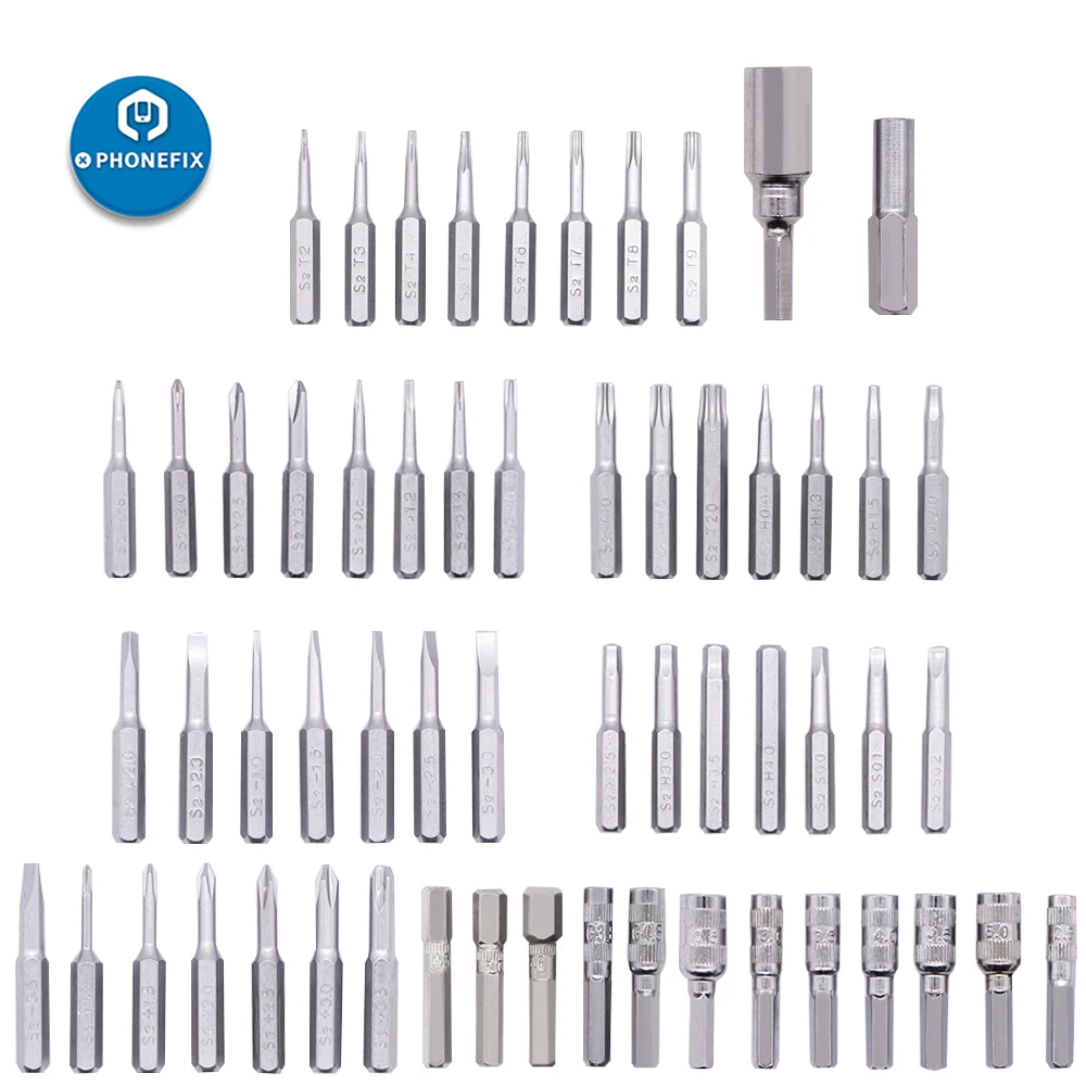 JM-8173 69 in 1 Nero Classico di Precisione Set di Cacciaviti Mobile Kit di Strumenti di Riparazione Del Telefono Cacciavite Magnetico Kit per La Riparazione Iphone
