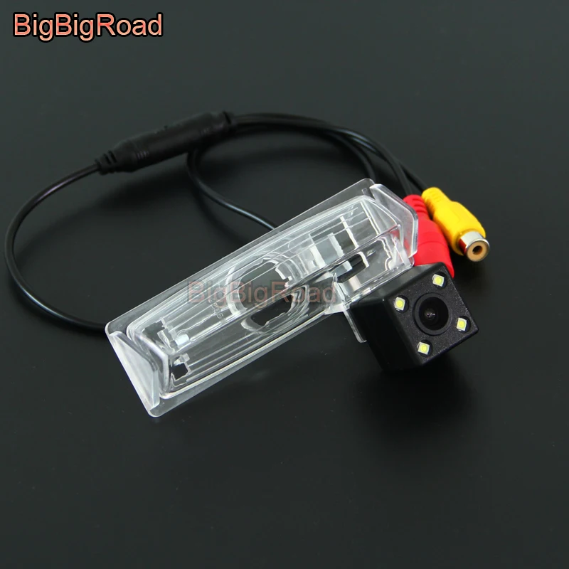 BigBigRoad Per Toyota Yaris Sedan 2007--2013 Ractis / Verso-S / Space Verso Auto Vista Posteriore Retromarcia Backup Telecamera di Parcheggio