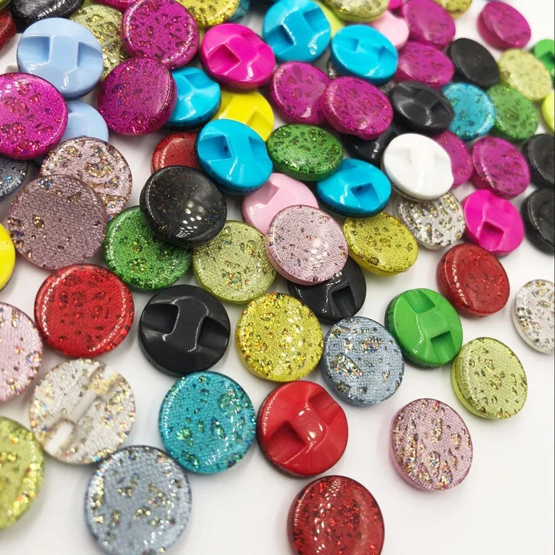 50pcs 12mm shank resin buttons shirt buttons apparel sewing accessories mix colors DIY crafts PT169