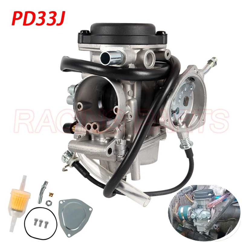 

PD33J Carburetor Carb For Yamaha Kodiak Big Bear 250 400 Bruin 250 350 YFM250 Wolverine Grizzly 350 400 450 YFM350 YFM400 YFM450