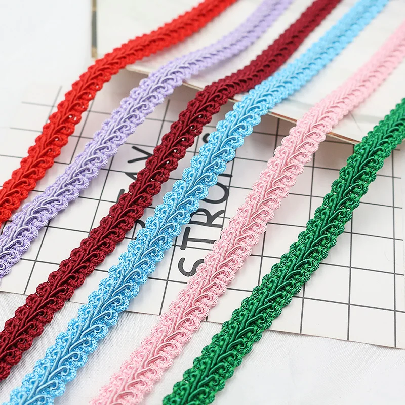 2 Yards Lace Trim Ribbon Centipede Braided Lace DIY Craft Sewing Accessories Wedding Decoration Fabric Curve Lace