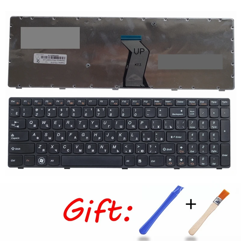 Russian Black New RU Laptop keyboard For Lenovo y570 y570n y570i7 y570 Y570D Y570NT Y570Pblack