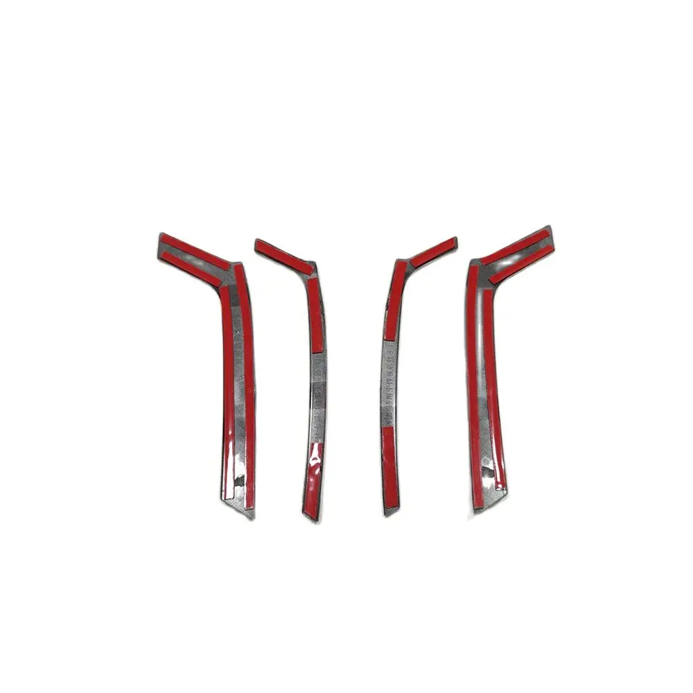 Car Inner Door Armrest Decoration Sticker Cover Interior Trim Silver For Suzuki SX4 S-cross Crossover 2014-2021 Accessories