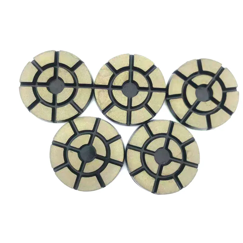 

9PCS Polishing Pads Ceramic 4 Inch 100mm Concrete Floor Grinding Wheel Diamond Dry /Wet Use Coarse