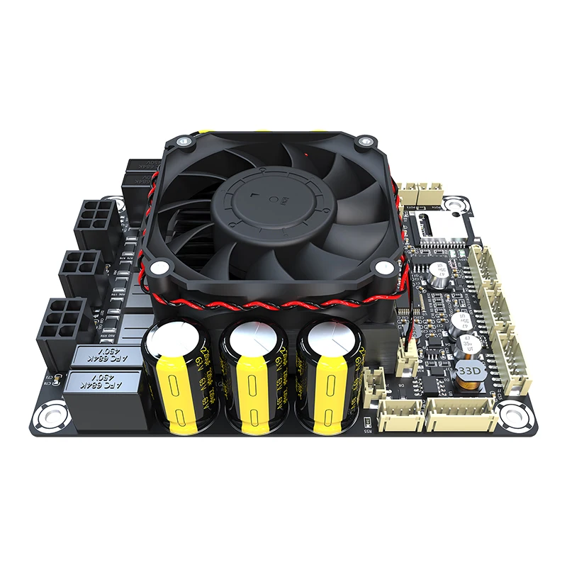 WONDOM 4x100W / 2x100W+1x 200W / 2x200W Class D Audio Amplifier Board w ADAU1701 DSP Bluetooth 5.0 4.0/2.1/2.0 System - JAB5