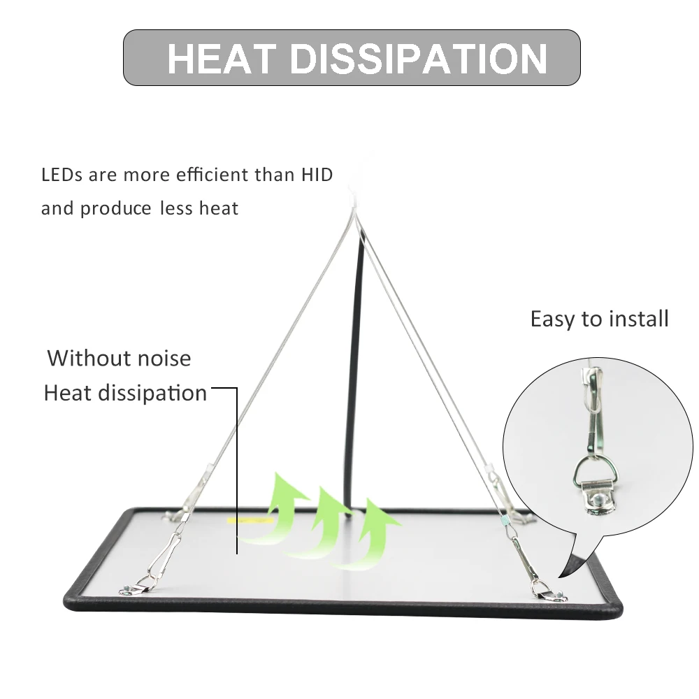 Full Spectrum LED Planta Crescer Luz, Fitolamp Cultura, Vegs interior e sementes Cultivo, Growbox Tent, Estufa Horticole, 1000W