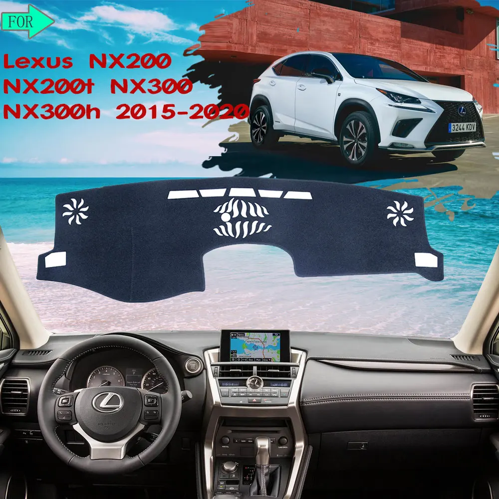 

Dashboard Mat Cover Carpet Rug Avoid Light for Lexus NX NX200t NX300h NX200 NX300 200t 300h 200 300 2015~2020 Car-Accessories