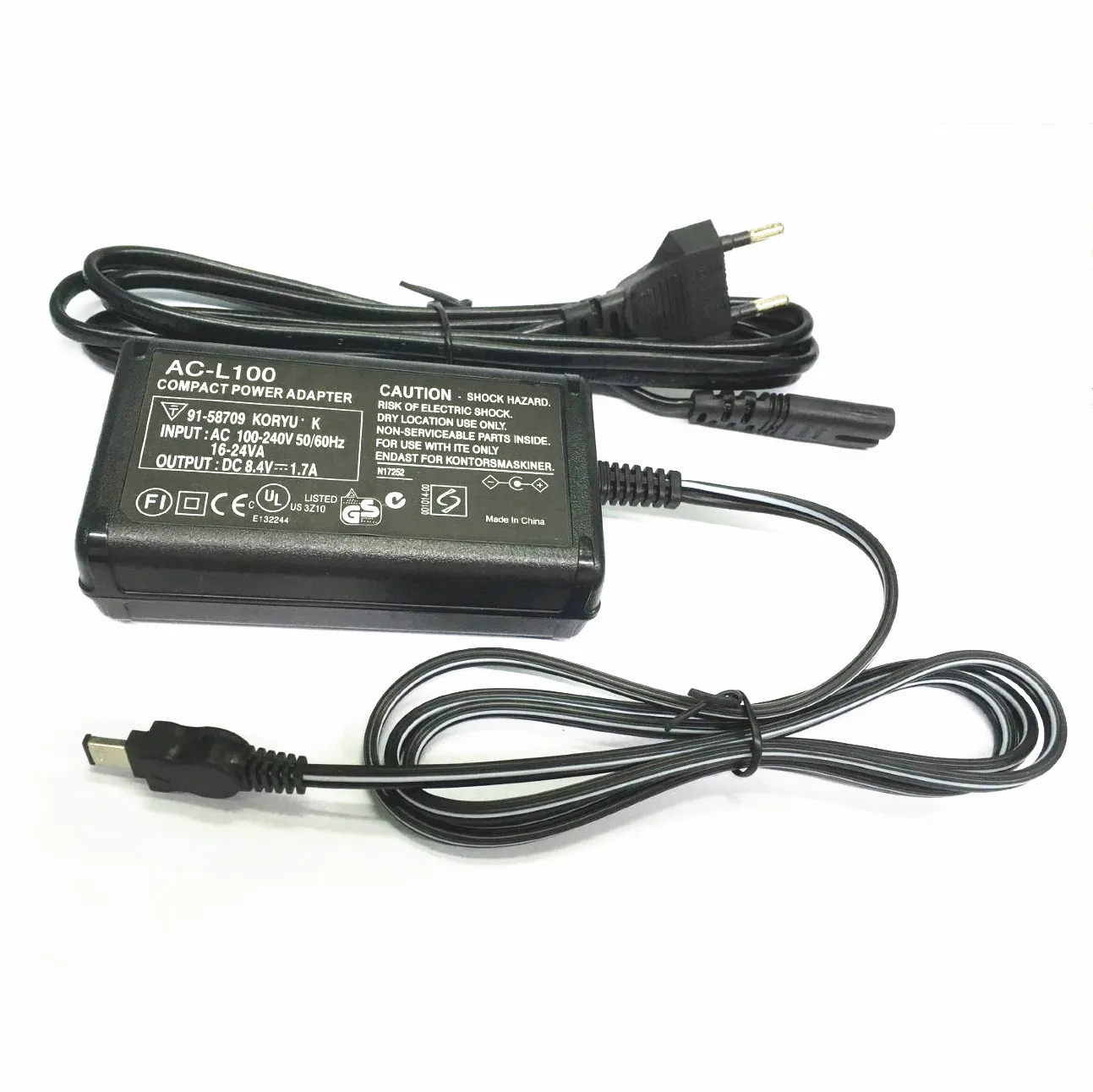 Charger for Sony AC-L100 AC-L15 AC-L10 AC-15A AC-L10A, MVC-FD DSC-S30 F707 F717 F828 DCR-TRV DCR-DVD100 DVD101 DVD200 DVD201