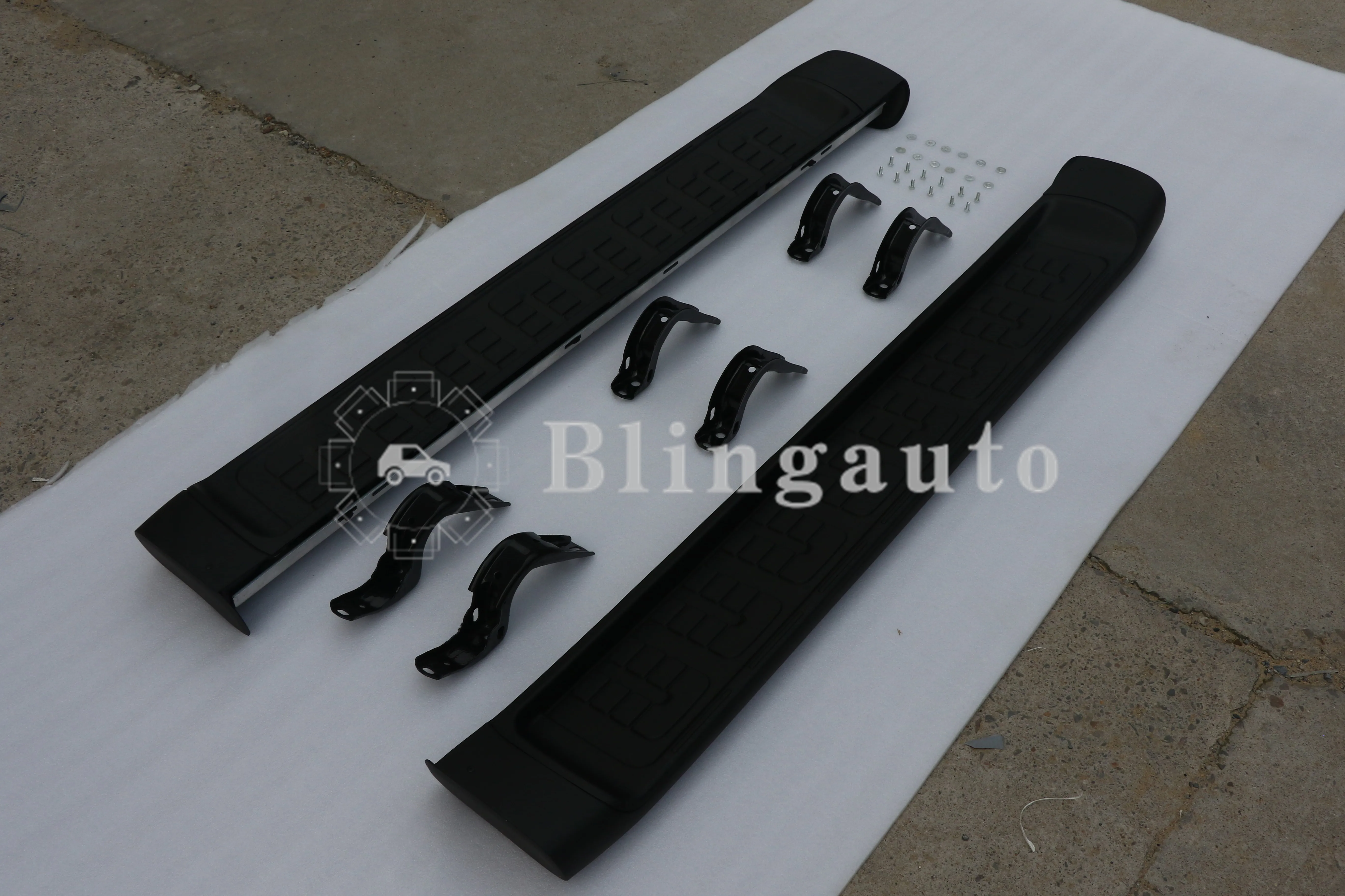 Se ajusto para T.oyota FJ Cruiser 2006-2019 2Pcs esquerda direita placa de corrida passos laterais nerf bar pedal do carro escadas laterais bar lateral