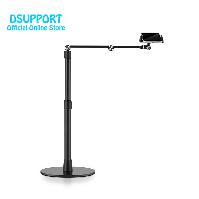 

AP-4P Top View Aluminum 4.5-12.9 inch Tablet PC and Mobile Phone Desktop Stand Cellphone and Tablets Overhead Stand