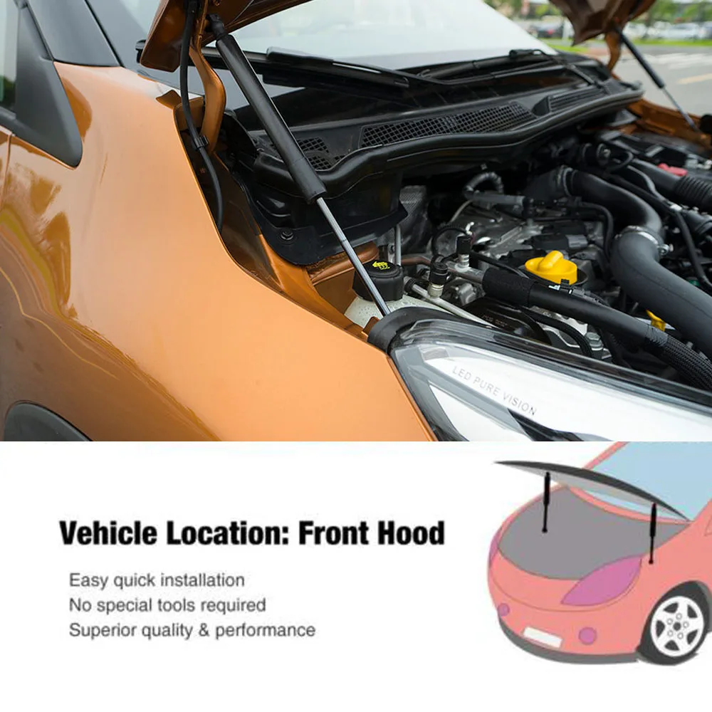 for Opel Tigra TwinTop B 2004–2009 Front Bonnet Hood Modify Gas Struts Lift Support Shock Damper Accessories Absorber