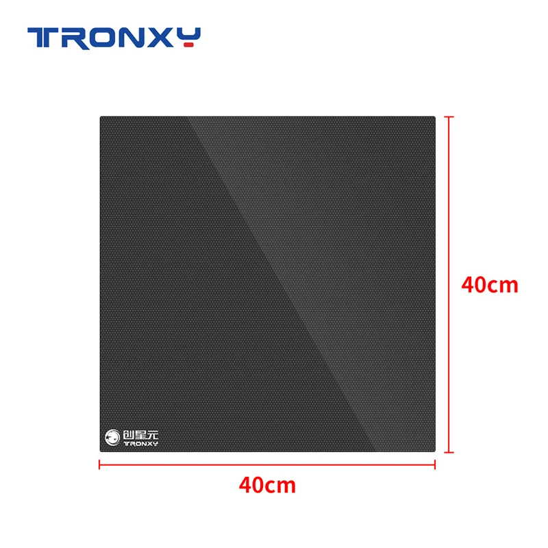 Tronxy 3d Printer Parts 400*400mm Hotbed Glass Plate for Heat Bed Build Plate 3d Printing Accessories for X5SA-400 Machines