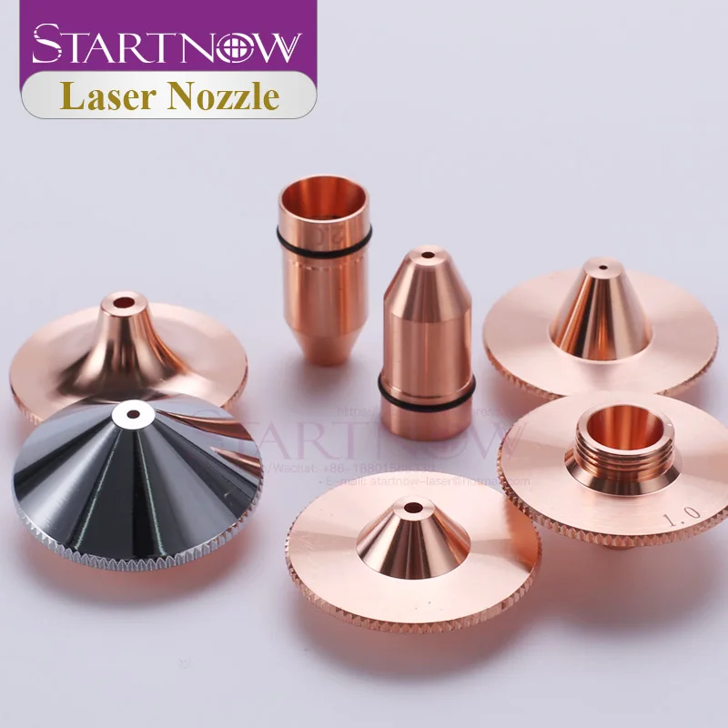 Startnow Bo Laser Cutting Nozzle O.D.25 Dia.32mm H15 Single Double Layers Caliber 1.0 3.0mm Laser Hexagonal Copper Nozzles M11