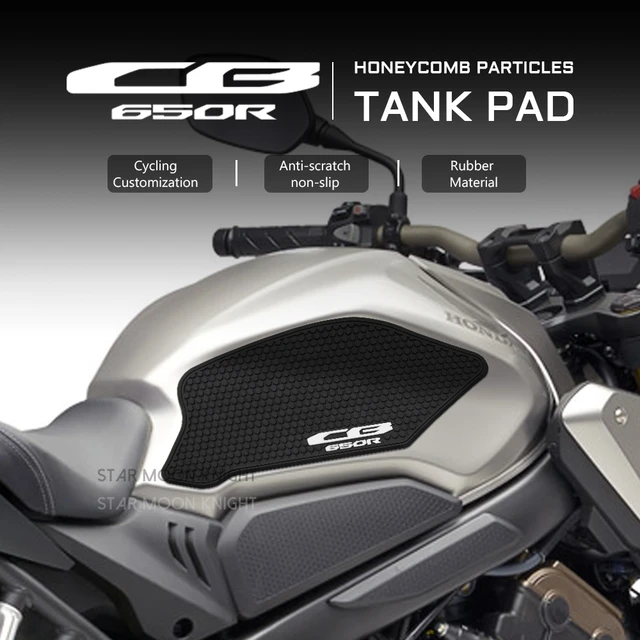 ホンダcb650rモーターサイクル用燃料タンクパッド,cb650r cb 650 r 2019  2020,ステッカー付き保護パッド,ニーグリップ,トラクションパッド - AliExpress