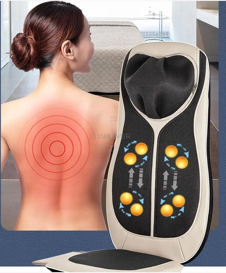 

Cervical vertebra and lumbar vertebra massager all over car back waist household massage pad body massager