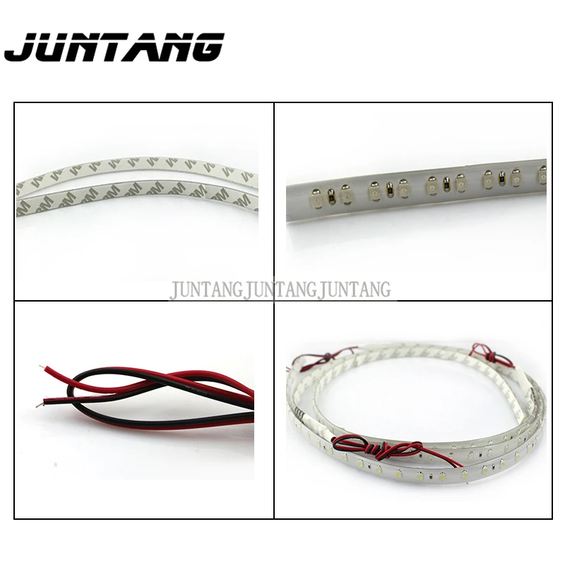 2 Stuks Auto Led Auto Licht Kleine Ranger Licht Bar 30Cm 32SMD 3528 Auto Modus Knight Rider Licht Strip light Emitting Diode