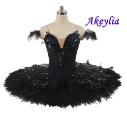 Black Swan Tutu professional Women Swan Lake pancake Girls Ballet Tutu White Swan Adult White Tutu For Competition Costume Dress