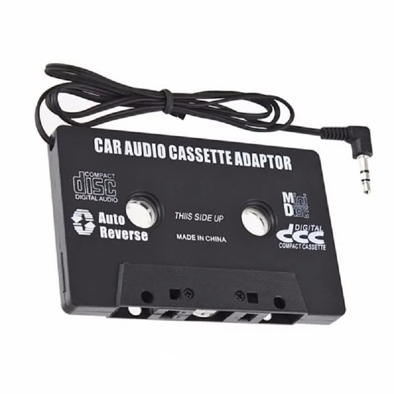 High Quality Car Cassette Universal Car Audio Cassette Tape Adapter for iPod MP3 CD DVD Player