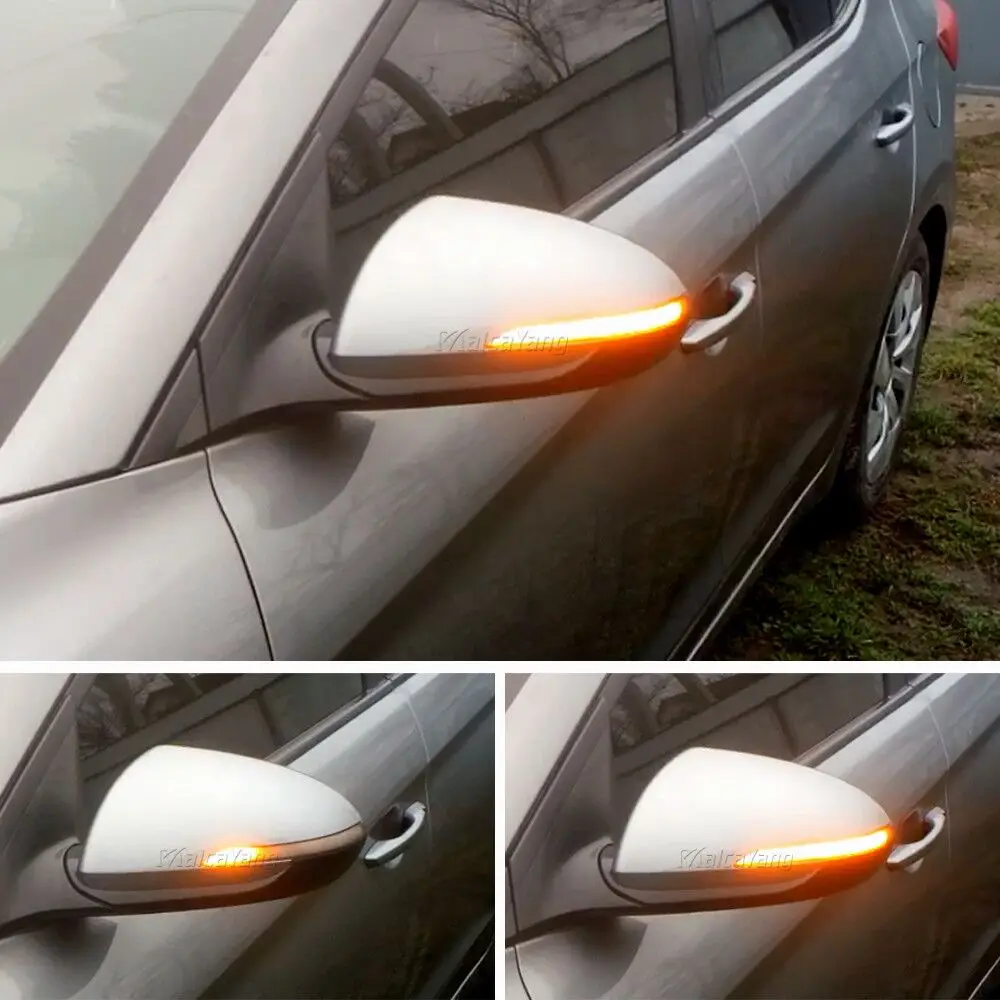 2 шт., поворотный сигнал для зеркала заднего вида Hyundai Avante/Elantra AD 2016 2017 2018 2019