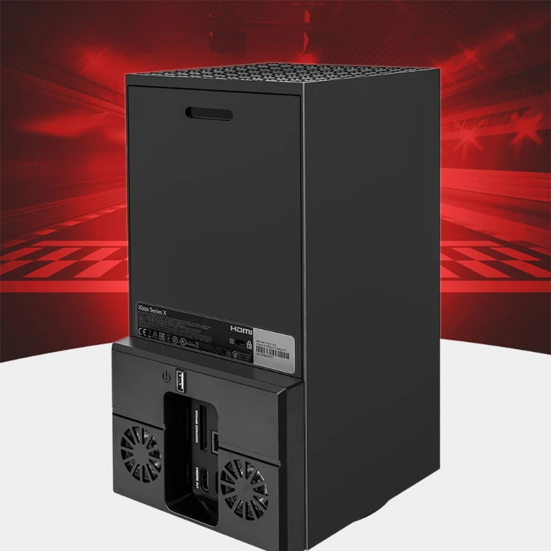 พัดลมระบายความร้อนสำหรับ X Series X ขาตั้งแนวตั้ง USB Cooling Bracket คอนโซลหม้อน้ำ