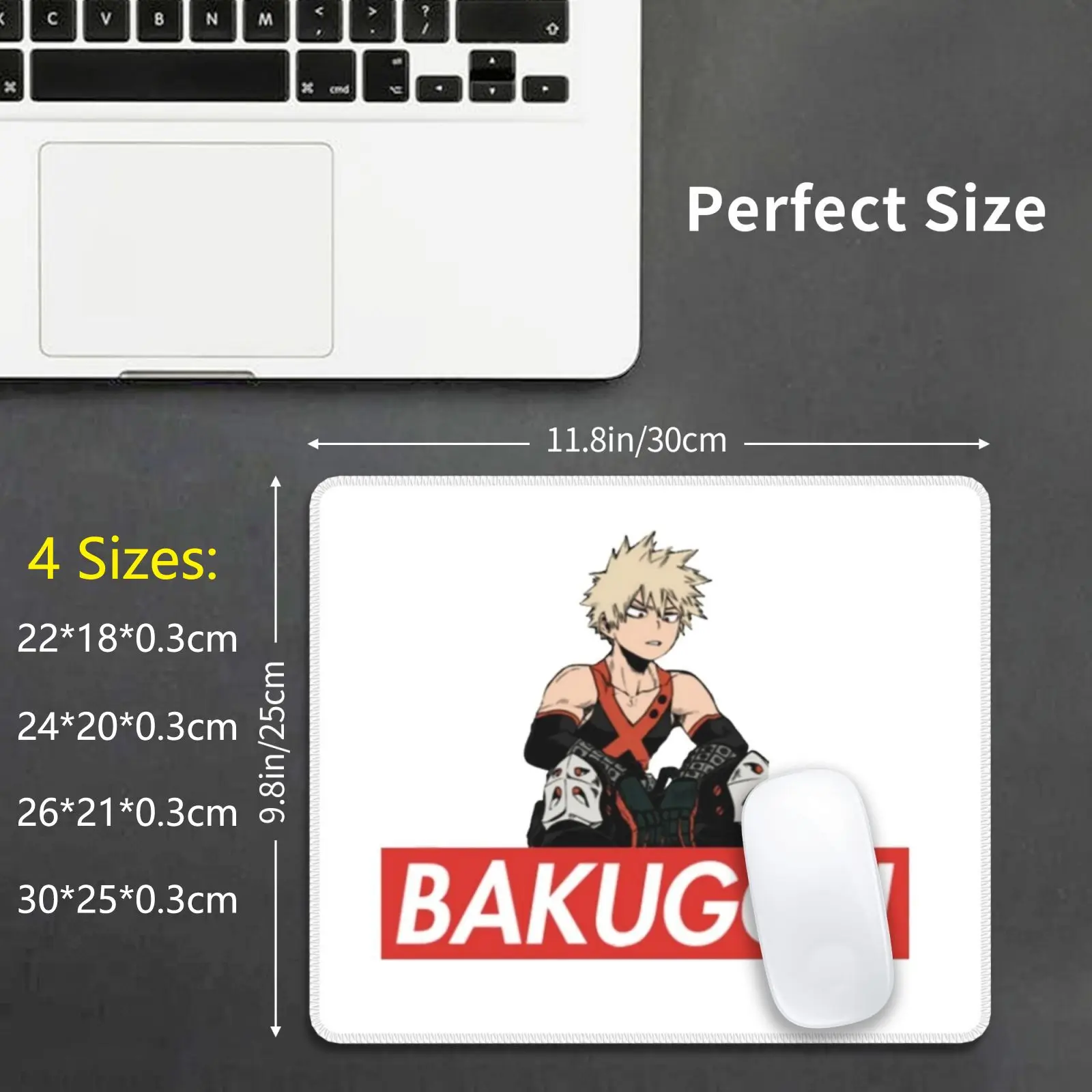 Katsuki Bakugou Mouse Pad DIY Print Bakugo Bakugou Katsuki Katsuki Bakugo Mha Bnha Boku No Hero Academia