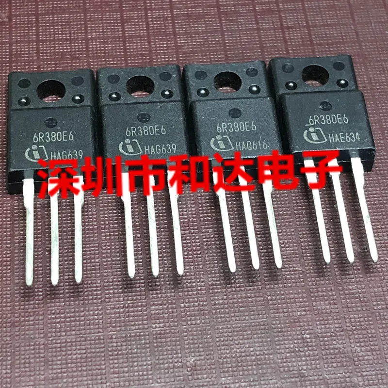 10pcs 6R380E6 IPA60R380E6 TO-220F 650V 30A