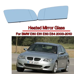 Heated  Side Rearview Mirror Glass Heater Anti-fog Defrosting Door Wing Mirror For BMW E60 E61 2003-2010,E63 E64 2004-2011