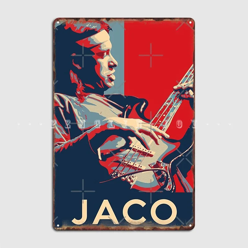 Jaco Pastorius Hope Poster Sizes Of Jazz Musician History Poster Metal Plaque Pub Garage Retro Wall Decor Tin Sign Posters