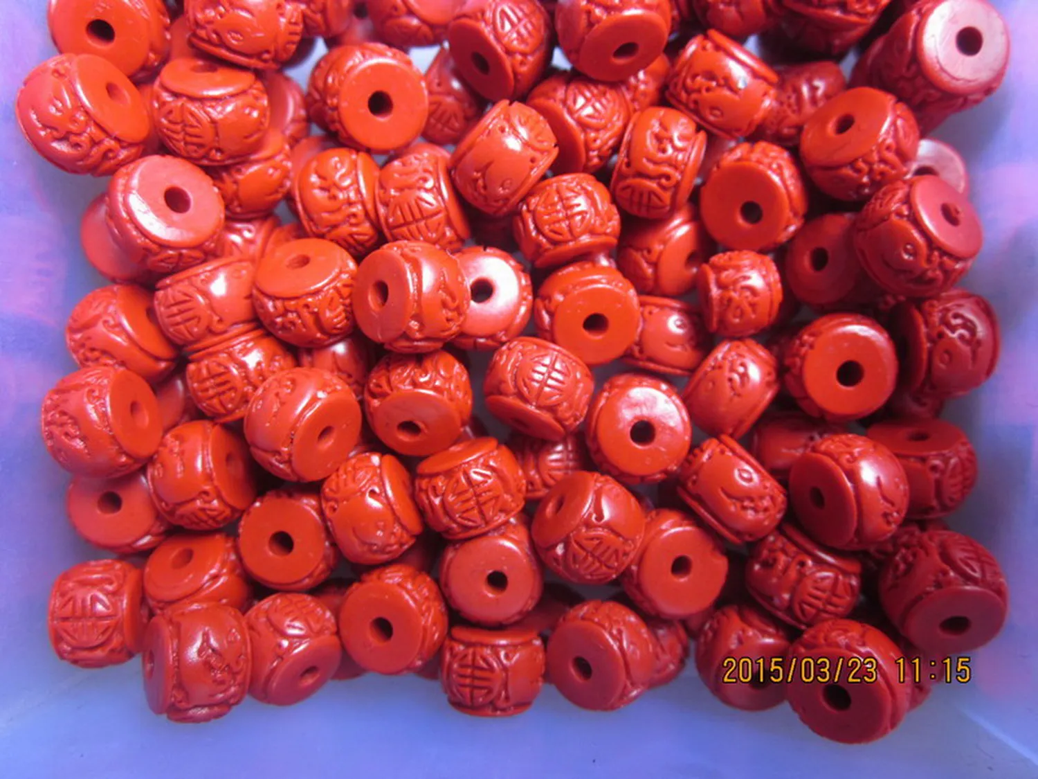 

Rare China Boutique Collection Carving Cinnabar Pendant