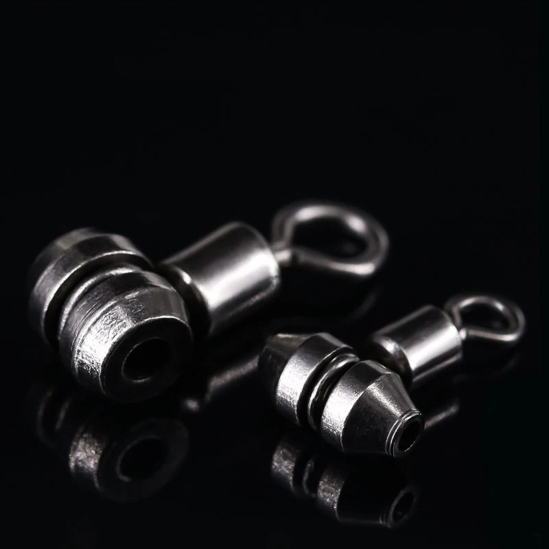 10 stücke Angeln Swivel 3 weg Swivel Edelstahl Angeln Stecker Swivel Haken für Feeder Carp Fishing Tackle Zubehör Werkzeug – Detail 4