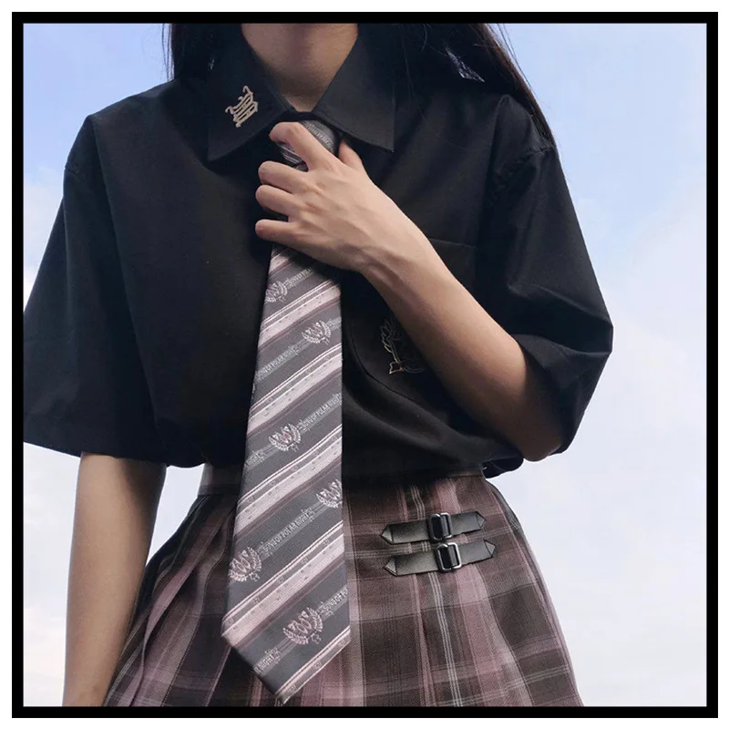 Women's High Waist Pleated Plaid Skirt, School Uniform for Girls, Student Clothes Set, Skirt+ Shirt +Tie 3 Pcs