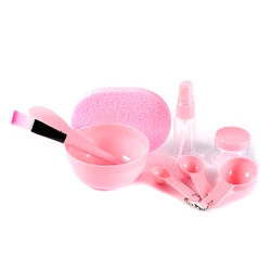 9 Pcs/Set DIY Facial Mask Tools Kit Bowl Brush Spoon Stick Bottle Homemade MakeupTop Quality Beauty Tool