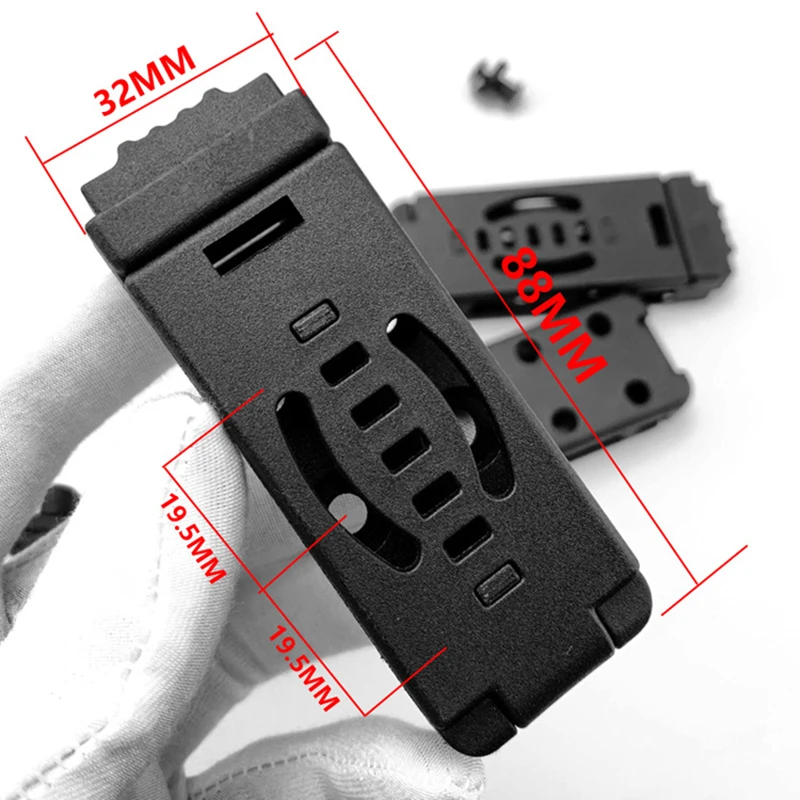 1PC Portable Outdoor Knife Sheath Holder Clips DIY Fold Belt Clip Multi-Function Scabbard Shell Waist Clamp For Kydex Holster