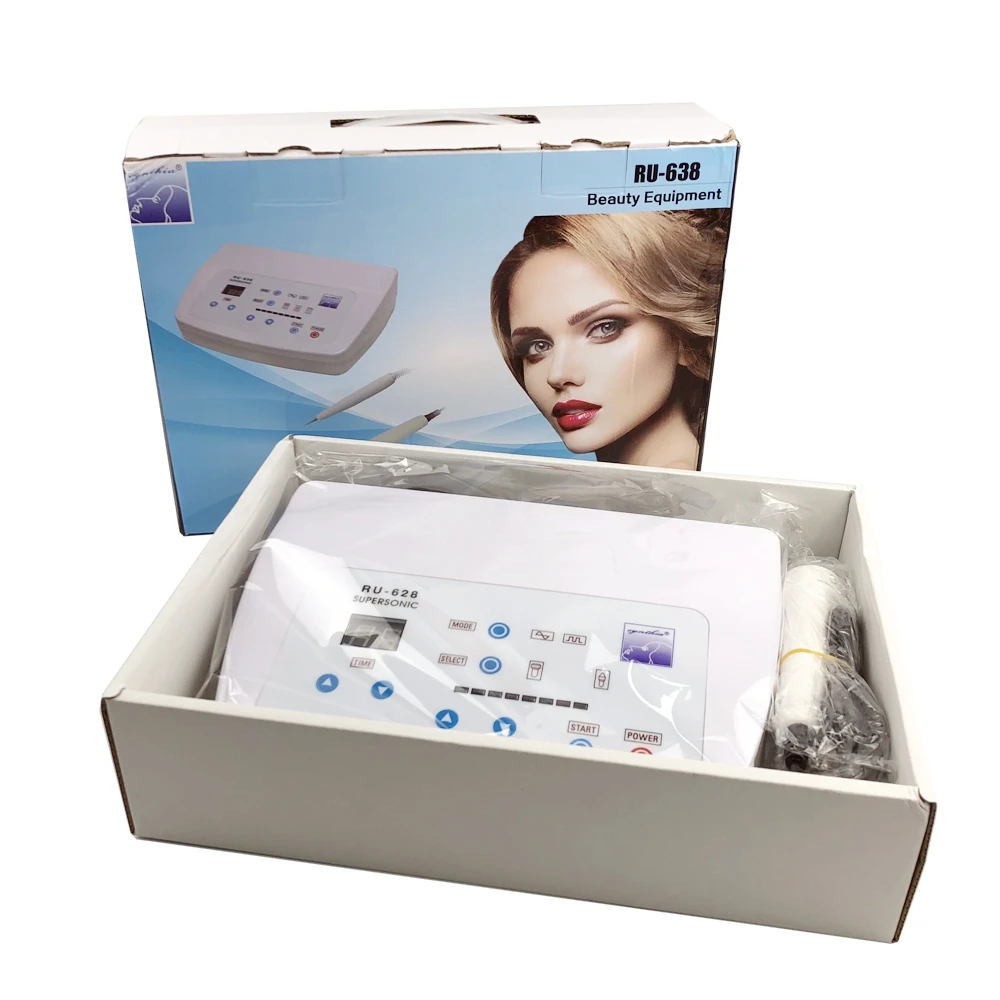 Portable Ultrasonic Beauty Machine 1MHz High Frequency Ultra Sound Facial Massage Face Skin Eye Sonophoresis Treatment