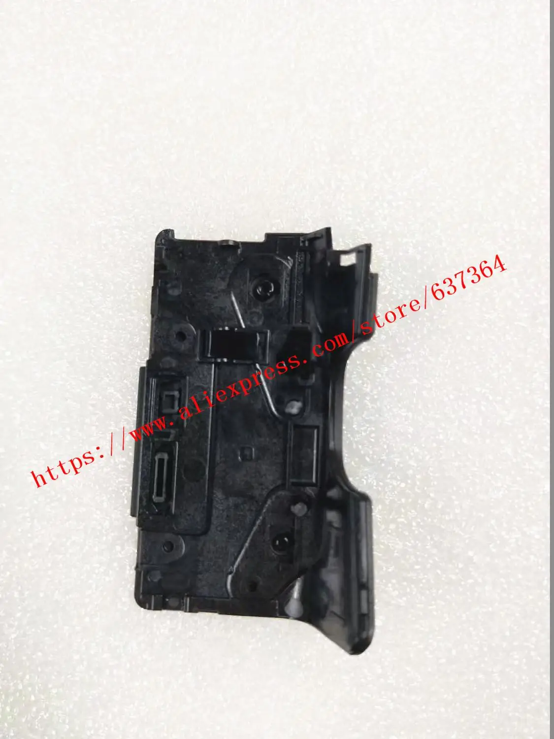 جديد الجانب الأيسر واجهة USB غطاء مطاطي إصلاح جزء لكانون ل EOS 80d SLR (مع لاصق)